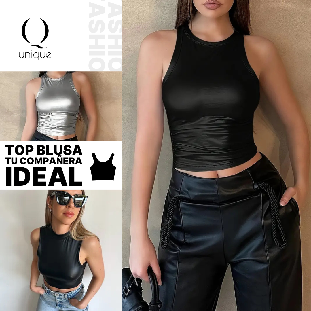 Blusa Top Metalizado - Unique