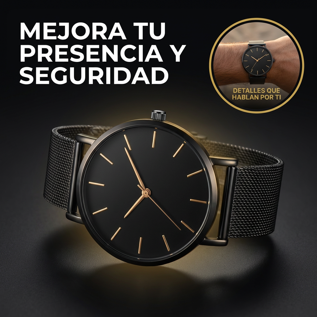 Reloj Ultra-Slim Minimalista - El detalle que complementa tu estilo