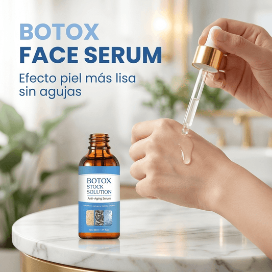 Sérum facial antiedad de textura ligera - Piel más lisa sin agujas