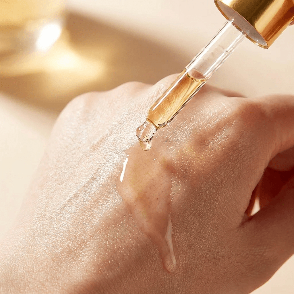 Sérum facial antiedad de textura ligera - Piel más lisa sin agujas