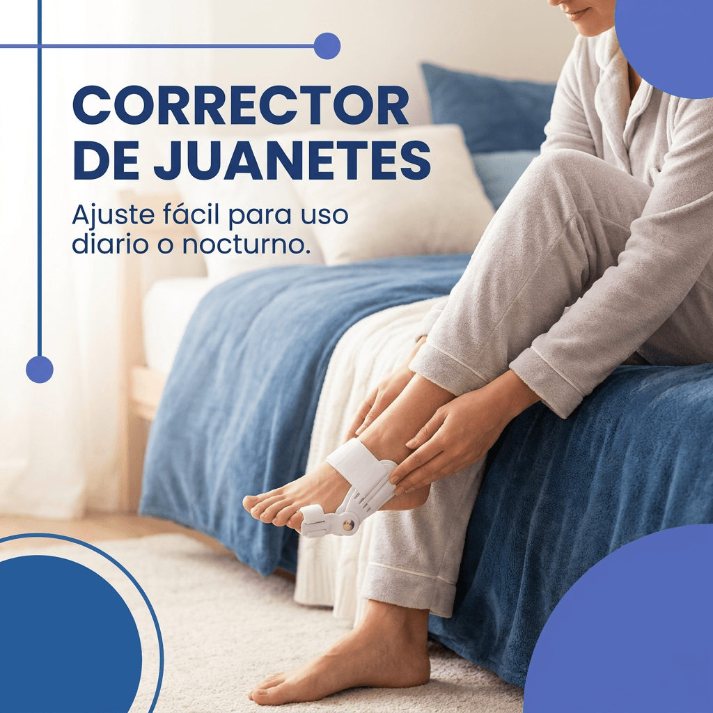 Corrector ortopédico ajustable - Camina con menos presión en el juanete