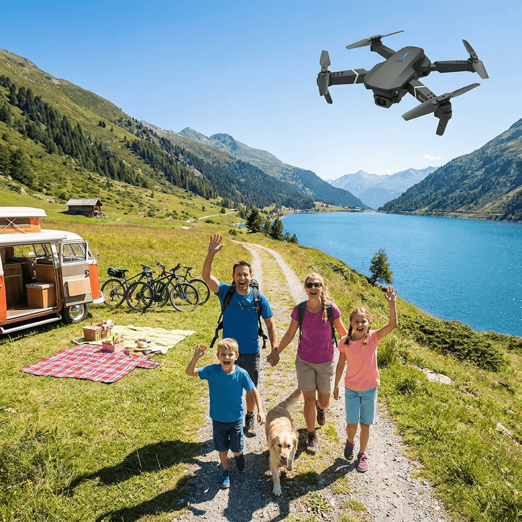 Mini drone plegable con cámara integrada y conexión WiFi - Captura tus mejores momentos desde otra altura