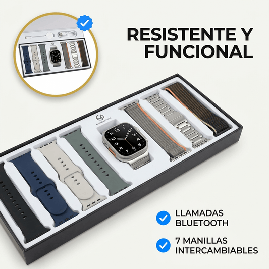 Reloj inteligente S1000 Pro - KIT 7 en 1