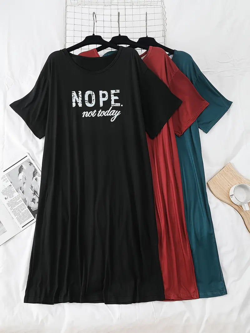 NightVibes™ – Combo de 3 camisones estampados