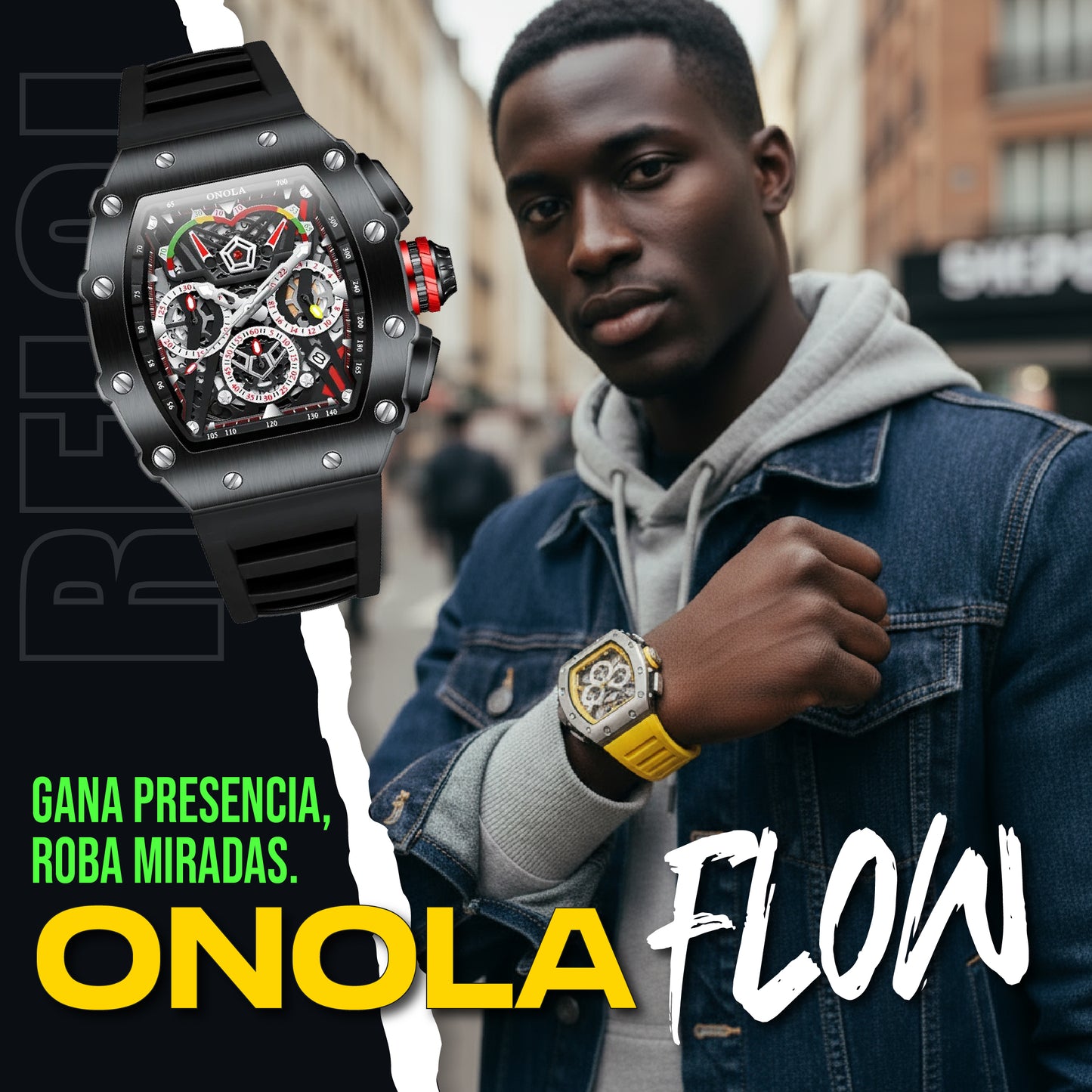 ONOLA FLOW™ – ¡Para hombres como tú que buscan funcionalidad y estilo!