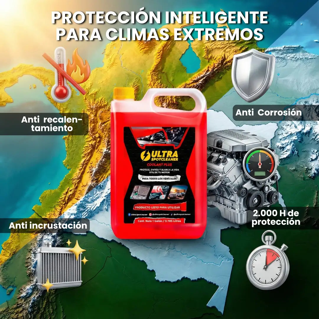 ULTRA SPOTCLEANER™ Refrigerante Anticorrosivo Plus Rojo