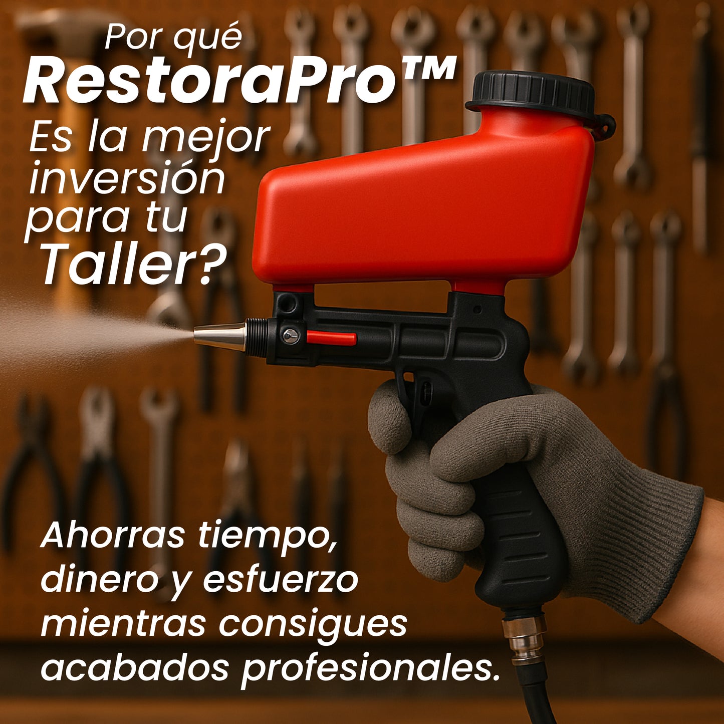 RestoraPro™ Restaurar superficies metálicas oxidadas en minutos.