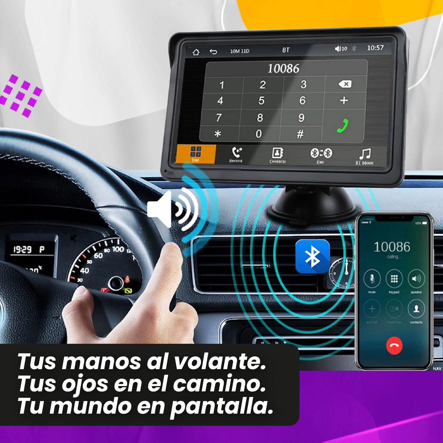 CarPro™ ¡Pantalla HD que eleva el valor y la comodidad!