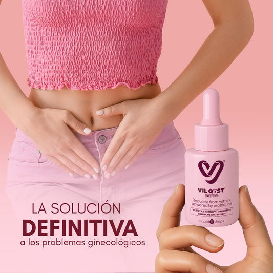 VIL QYST BIOTIC™ – El primer regulador intestino-ovárico que elimina quistes desde la raíz y devuelve el equilibrio a tu ciclo menstrual