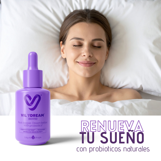 YDream Biotic™ – La fórmula líquida que activa tu fábrica natural de melatonina desde tu intestino para dormir profundo toda la noche