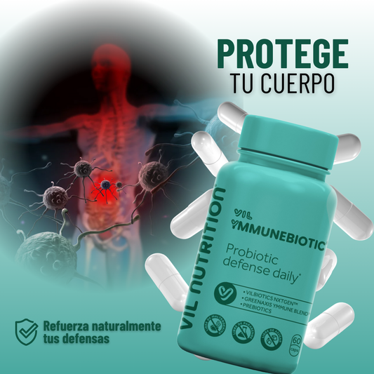 VIL YMMUNE BIOTIC™ – El sistema orgánico de 5 fases que transforma tu intestino en una fortaleza inmune que te protege 24/7 sin enfermarte