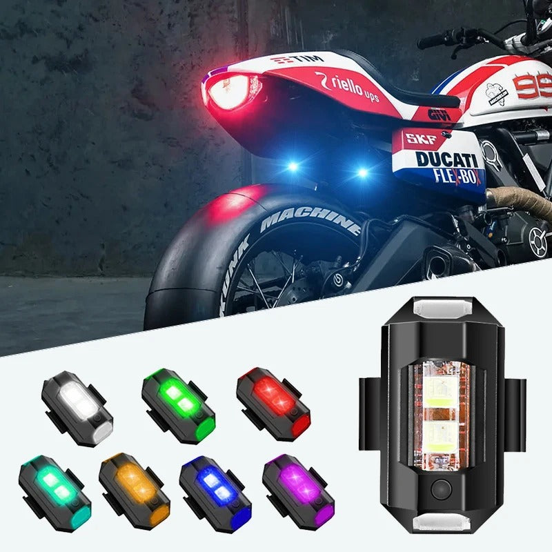 StrobeLed Dominator™ – El sistema de luces que convierte tu moto en el protagonista absoluto de cualquier lugar