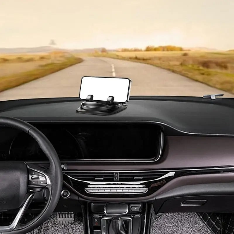 AutoSecure 360™ – El soporte inteligente que mantiene tus manos en el volante y tus ojos en el camino mientras tu celular encuentra automáticamente la posición perfecta