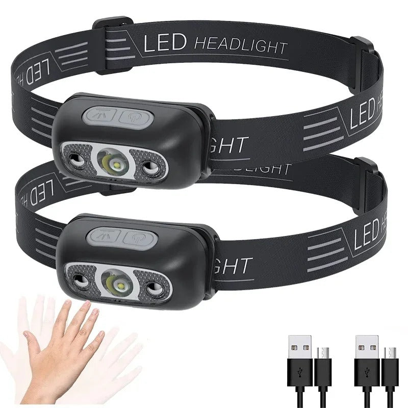 LightVision Pro™ – La linterna frontal que libera tus manos y te da visión nocturna profesional