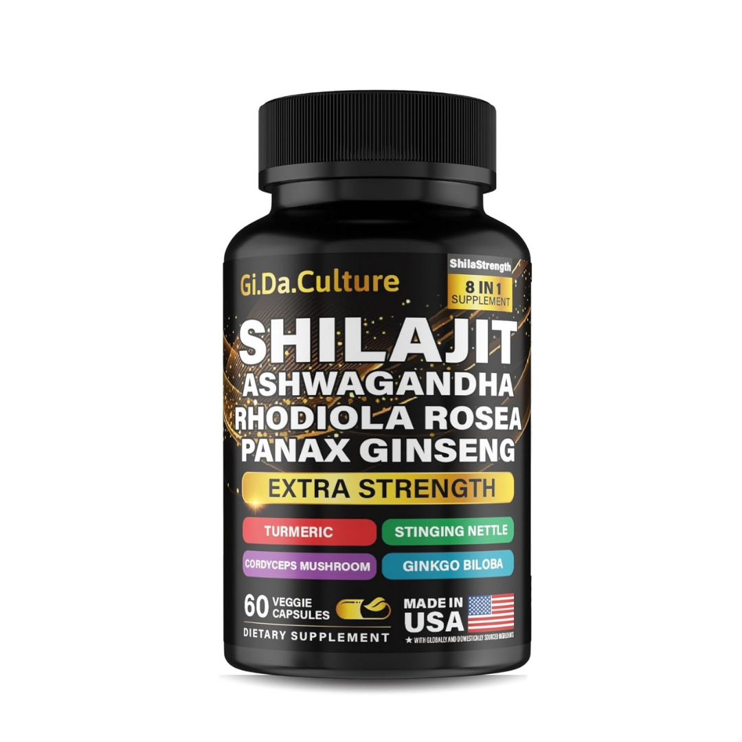🔥 NUEVO - Fórmula Avanzada 8 en 1  Shilajit Blend Premium + Adaptógenos –  Tu Energía Natural Amplificada